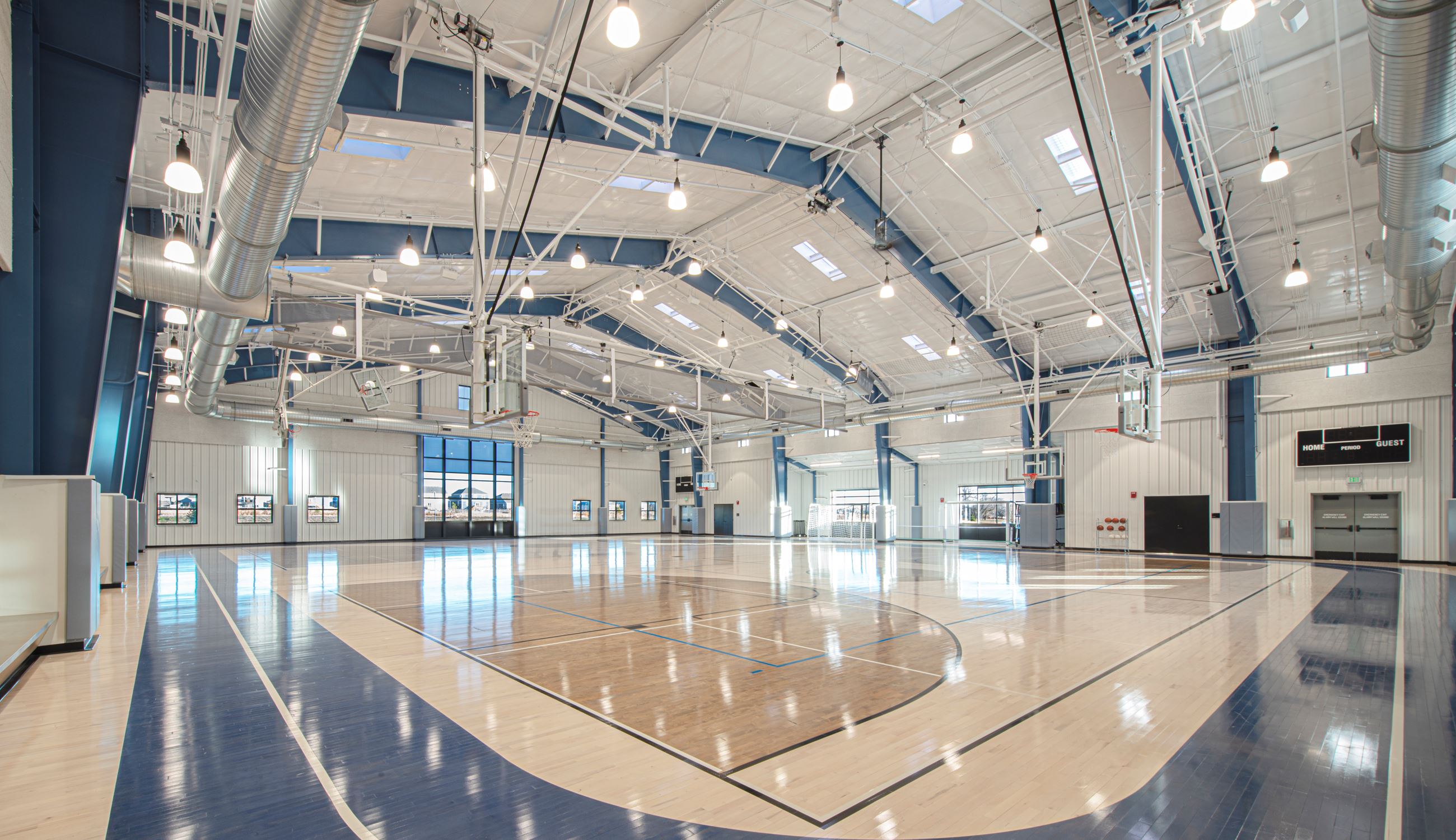 Berthoud Recreation Center Gymnasium View