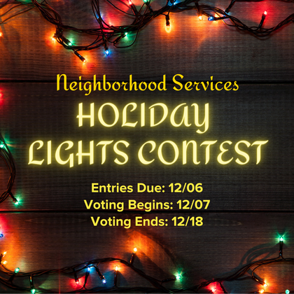 Holiday Lights Contest extended deadline