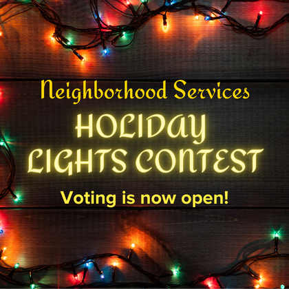 Holiday Lights Contest Vote