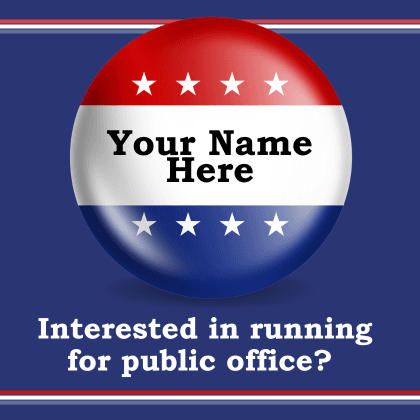 Run for public office