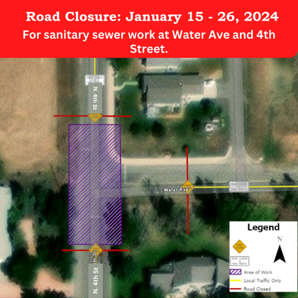 Road Closure January 15 - 26