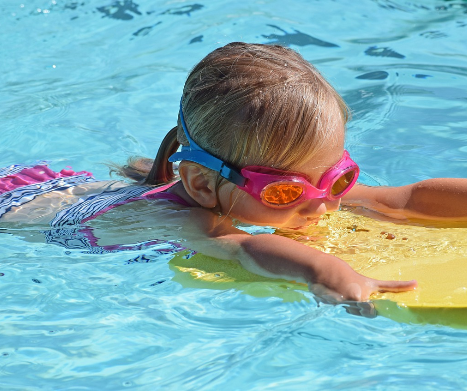 Young Girl Swimming