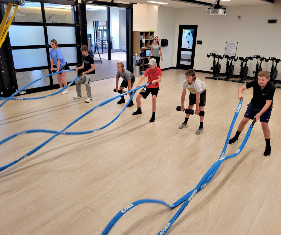 Photo of Youth Power Hour class participants