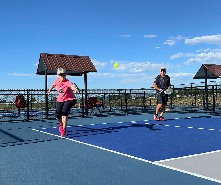Photo of pickleball players at Waggener Farm Park