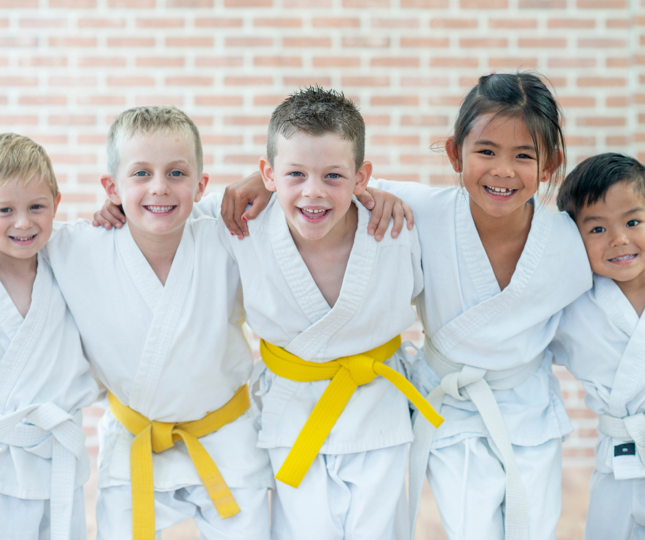 Photo of martial arts kids smiling