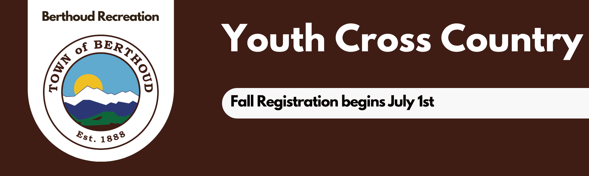 Youth Cross Country Banner