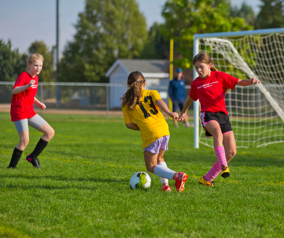Photo of a 12U soccer game