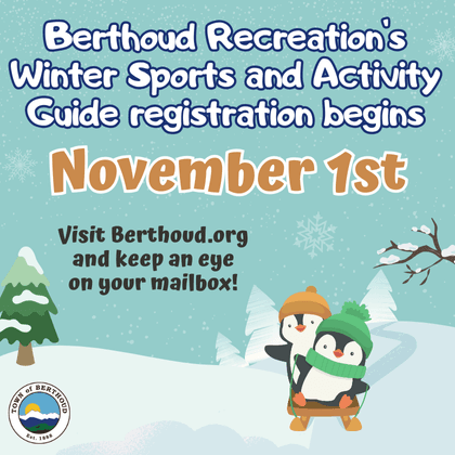 Berthoud Recreation Winter Registration Begins November 1
