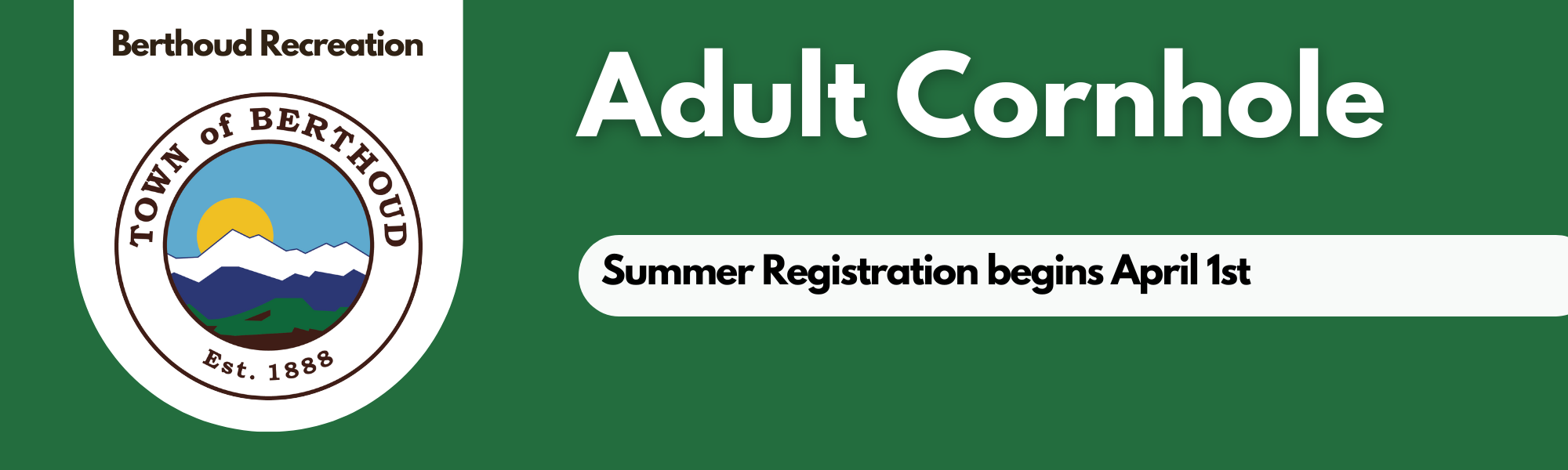 Adult Cornhole Banner