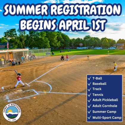 Summer Registration Begins April 1